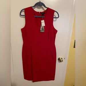 Lands' End Vibrant Red Mini Dress